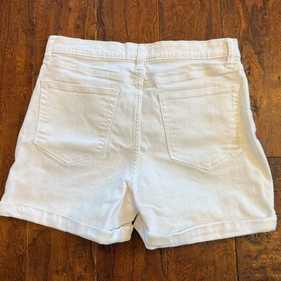 Banana Republic High Waist Button Fly Black Jean Denim Shorts Women's Size 8/29 - Picture 4 of 8